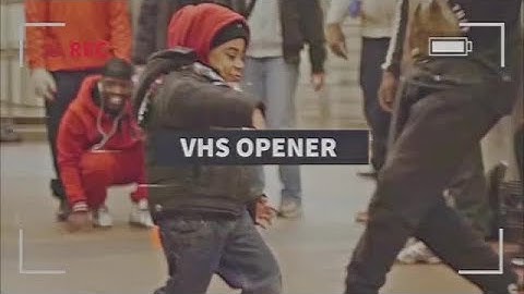 VHS Intro After Effects Templates