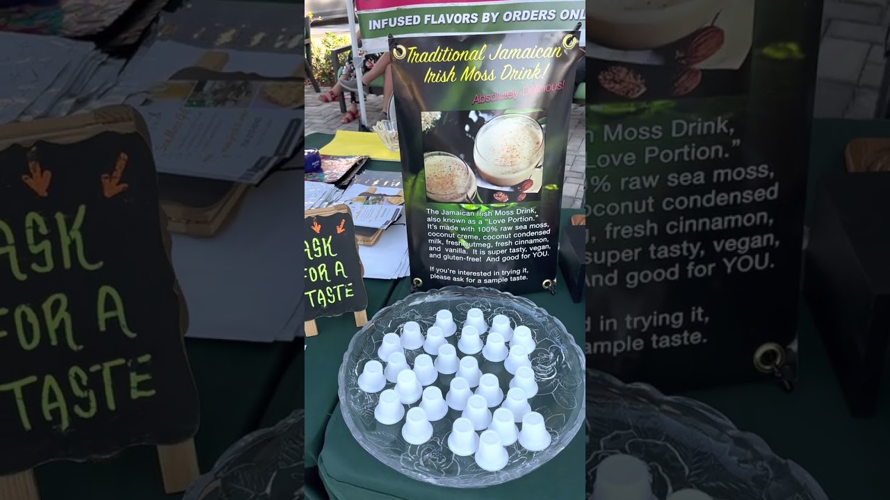 Sea Moss Maxine Island Drink Video