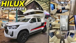 TOYOTA HILUX CAMPERVAN MEWAH ADA TOILETNYA BISA OFFROAD #BAZE #campervan #HILUX