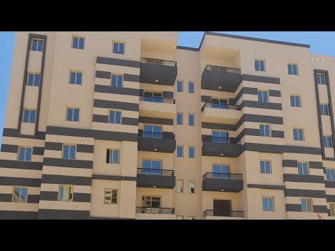 الانتهاء من التشطيبات الخارجية بالحى ١٦ الاعلان ١٤ بالعبور الجديدة