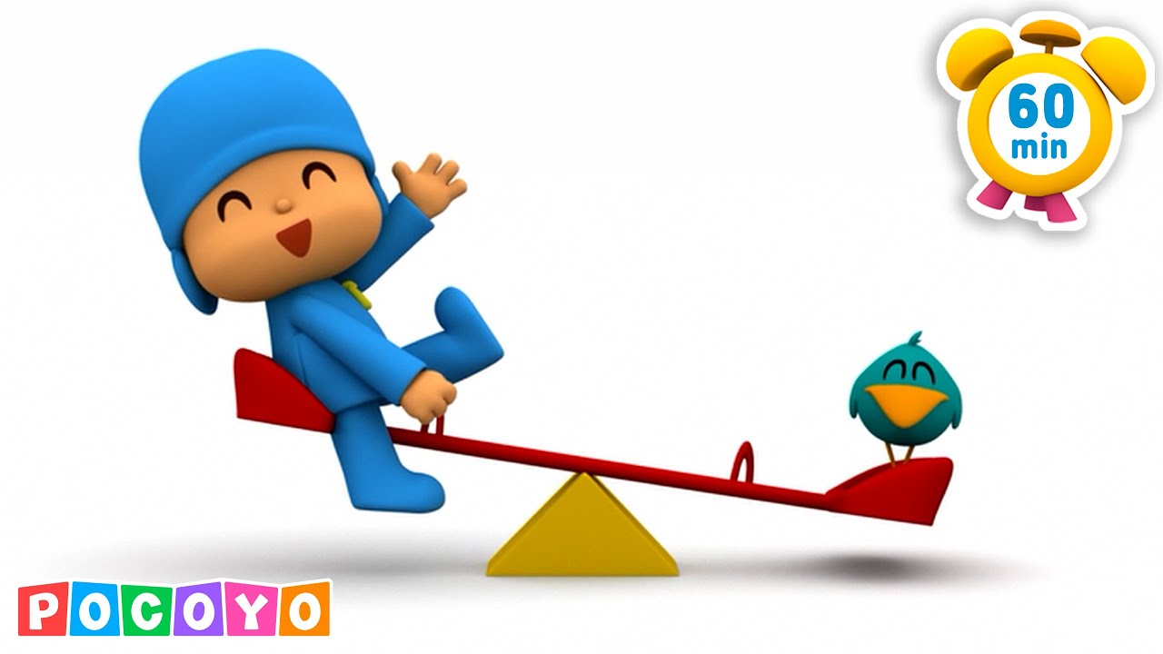 🛝 Вверх и вниз! Давайте учиться вместе с Покойо и его друзьями!  | Pocoyo - Официальный канал