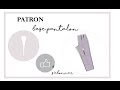 Patron du Gabarit de Pantalon. J'ai de nouveaux vidéos et PDF Gratuit.