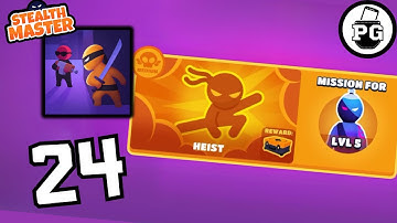 Medium Heist Spacial Mission 🥷 Stealth Master: Assassin Ninja - Gameplay Walkthrough |Part 24|