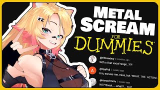 Metal Waifu Vtuber Shows You How To Scream