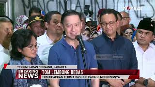 [BREAKING NEWS] Keppres Abolisi Diterbitkan, Tom Lembong Boleh Pulang | tvOne