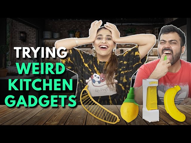 Testing 10 Weird Kitchen Gadgets From !!, 10 Weird Kitchen Gadgets  On !! 🔪🍅😰 # #Weird #Gadgets, By sjDfreak