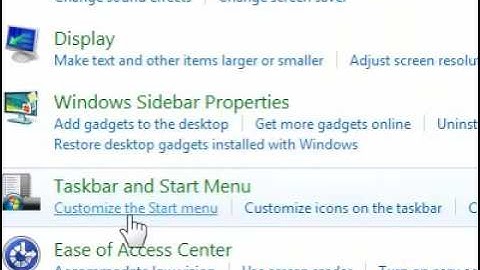 How to customize the Start Menu in Windows 7