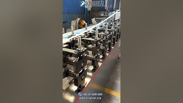 Woking Process Of Ceiling T Bar Roll Forming Machine | Ceiling T Grid Forming Machine