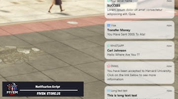 Notification Script FiveM #fivem #script