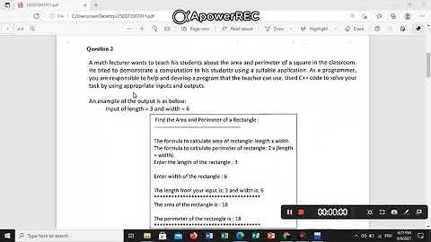 Problem Based Exercise 3(Problem Solving and Program Design)