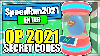 Roblox Speed Run Simulator Codes 2023