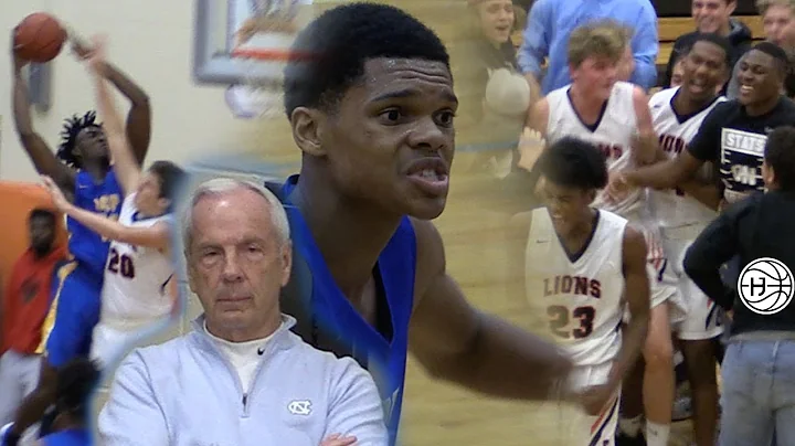 CROWD STORMS COURT  in EPIC Ronaldo Segu PG BATTLE! Nassir Little Goes OFF IN FRONT of UNC Coach!