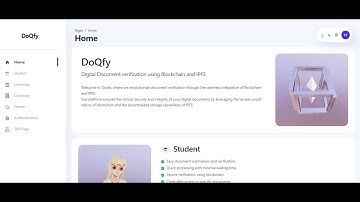 Digital Document Verification using Blockchain and IPFS - DoQfy