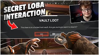 SECRET Loba Vault Interaction on Worlds Edge! - Apex Legends