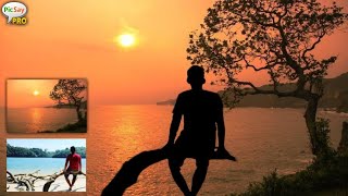 Cara Edit Siluet Sunset Di Android Picsay Pro