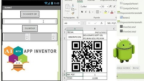 CREA TU APLICACION ANDROID PARA LEER QR Y GUARDAR DIRECTAMENTE EN EXCEL