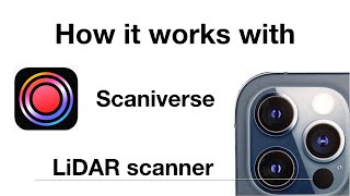 iPhone LiDAR 3D scanner demonstration screenshot 5