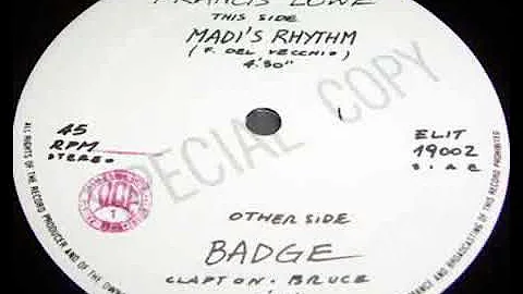 Francis Lowe - Badge (12" Version) 1987