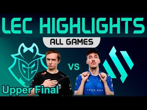 G2 vs BDS ALL GAMES Highlights LEC Winter Split Playoffs Upper Final 2024 G2 Esports vs Team BDS