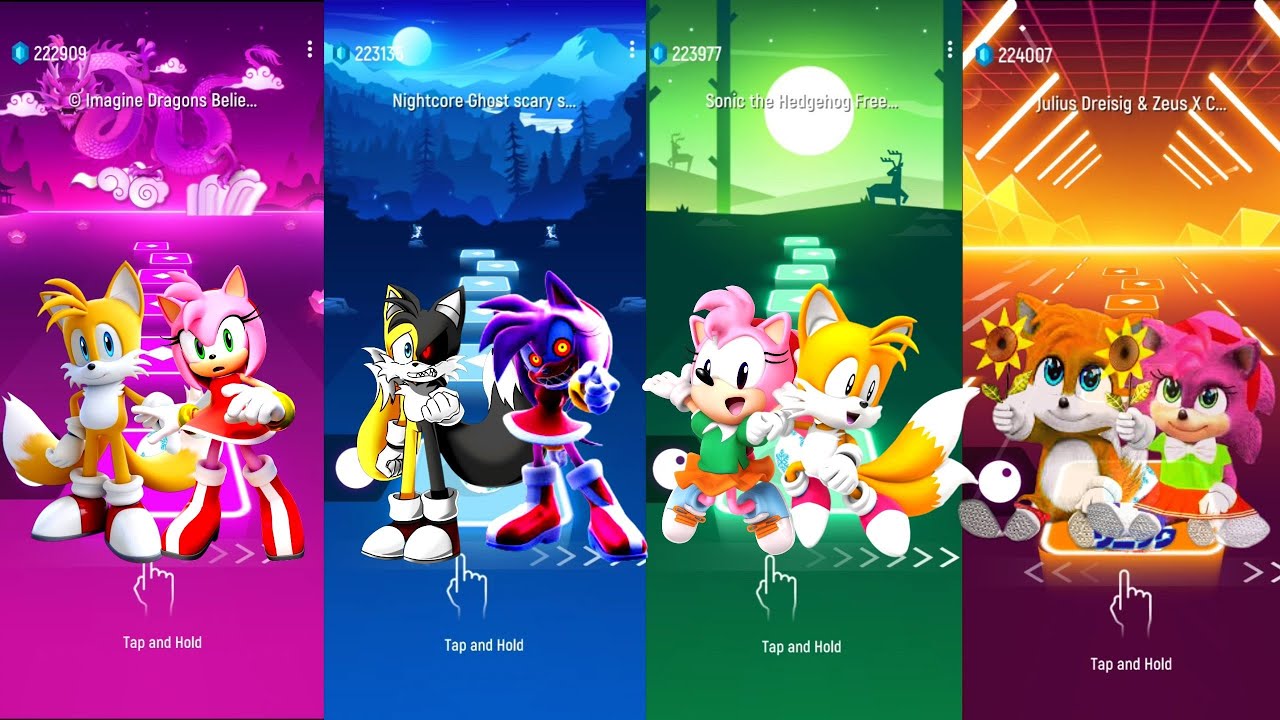 Amy Tails vs Tails Amy Exe vs Amy Tails Classic vs Amy Tails Baby ...