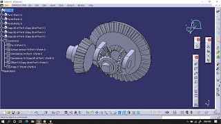 Modelling of Differential Gears in Catia V5