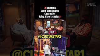 Dame Dash ClownsCamron ForBeing A Sportscaster!!#wwe#wrestlemania #hiphop#camron#rap#music #damedash