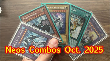 YUGIOH ELEMENTAL HERO NEO SPACIAN NEOS COMBOS AND TEST HANDS Oct 2025