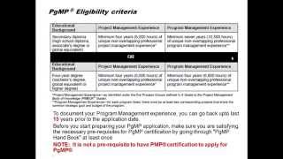 Introduction to Program Management Professional (PgMP) Certification by Anup kumar PMP PgMP