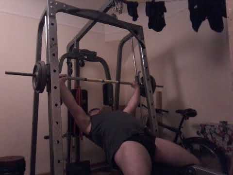 Bench press on smith machine Episode 23, 4sets 40kg,88lbs 10reps - YouTube
