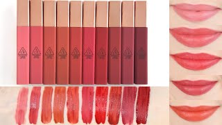 3CE Cloud Lip Tint Lip Swatches &amp; Review || Beauty with Emily Fox