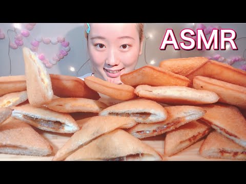 ASMR 揚げスナックサンド Fried snack sandwich【咀嚼音/ Mukbang/ Eating Sounds】