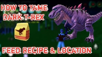 How To Tame Dark T-Rex Location & Feed Recipe🔥😈||Utopia Origin😎|