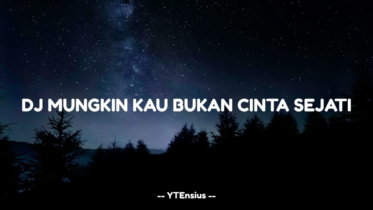 DJ MUNGKIN KAU BUKAN CINTA SEJATI TIKTOK VERSION 2022