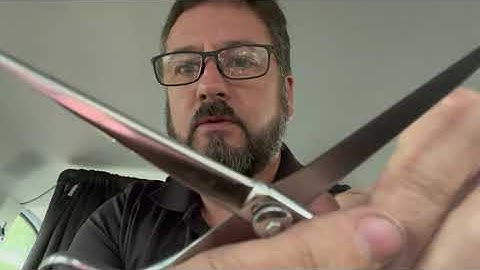 Scissor Sharpening Class: Restoring a Severely Damaged Convex Beauty Shear