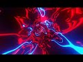 Vj loop neon red blue tunnel abstract background simple light pattern 4k screensaver