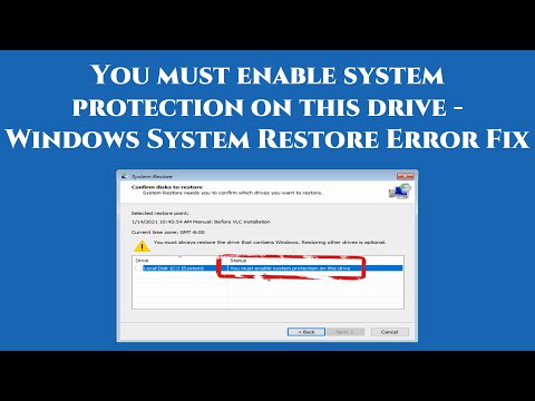 Video: How To Enable System Protection