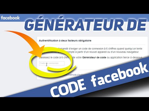 Générateur de code Facebook : valider l’authentification a deux facteurs