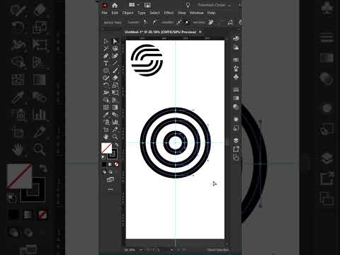Symmetric Balanced Logo design - illustration. #shorts #youtubeshorts