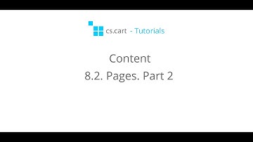CS-Cart Tutorials. Online Shop Content - Pages in Your Online Store. Part 2
