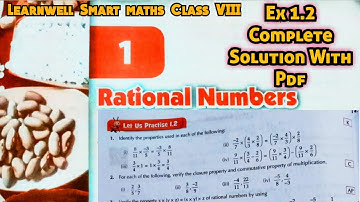 Learnwell smart Maths Class 8 Unit 1 Ex 1.2 Solutions | Class 8 learnwell maths Ex 1.2 Solution Pdf