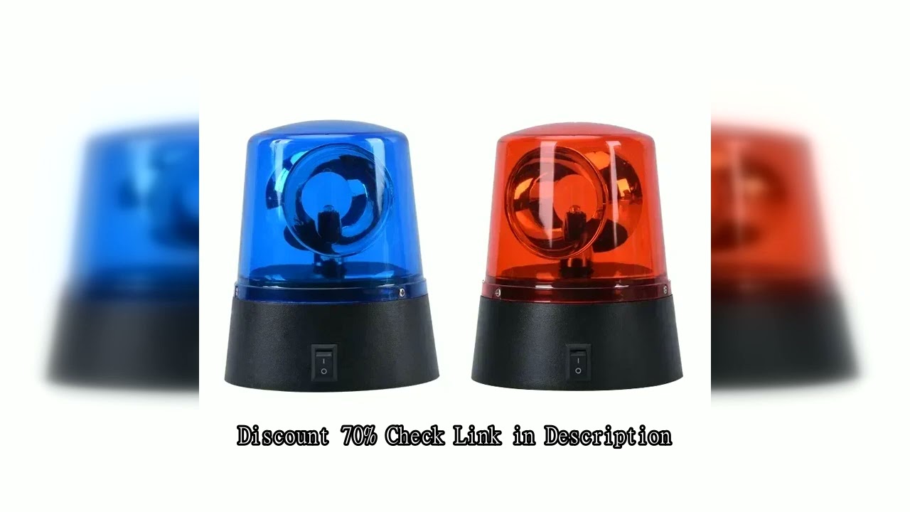 Flasher Police Lights Car Emergency Beacon Warning Light Party Rotating DJ Flashing Disco Stage Ligh