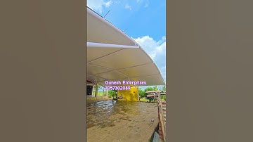 Tensile fabric STRUCTURE #parkingstructure#tensilearchitecture