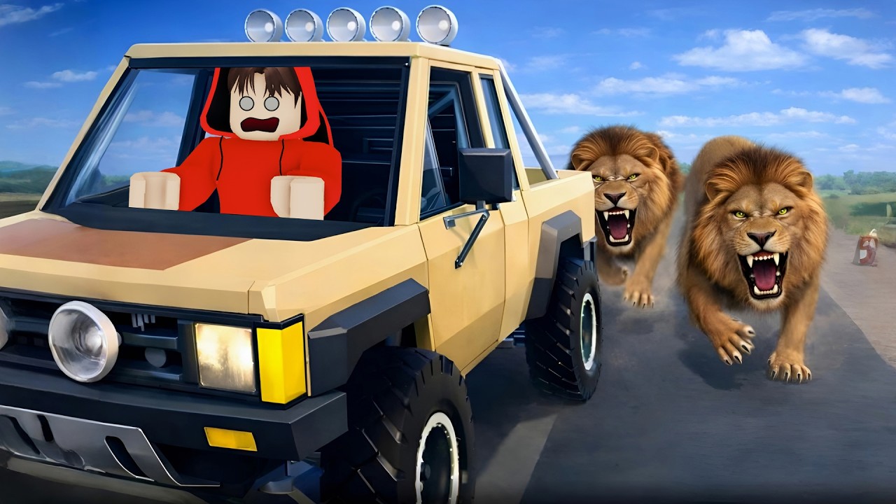 Yuta, Mio Dan Baby Celine Pergi Safari Ke Afrika Dikejar Hewan Galak || ROBLOX