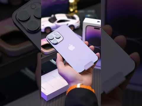 Apple iPhone 14 Pro Max Unboxing and Apply Awesome Glowing Case! #shorts