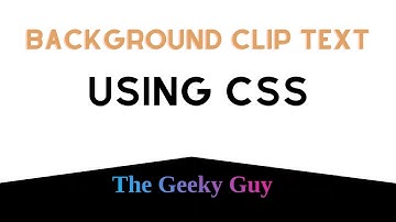 CSS Text Background Clip