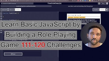 Learn JavaScript the Fun Way: Create a Role-Playing Game with FreeCodeCamp 111-120 Challenges.