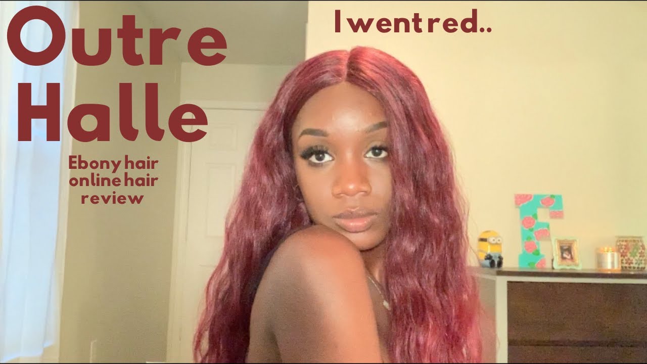 I Went Red Outre Lace Wig Hair Review Under 50 Youtube