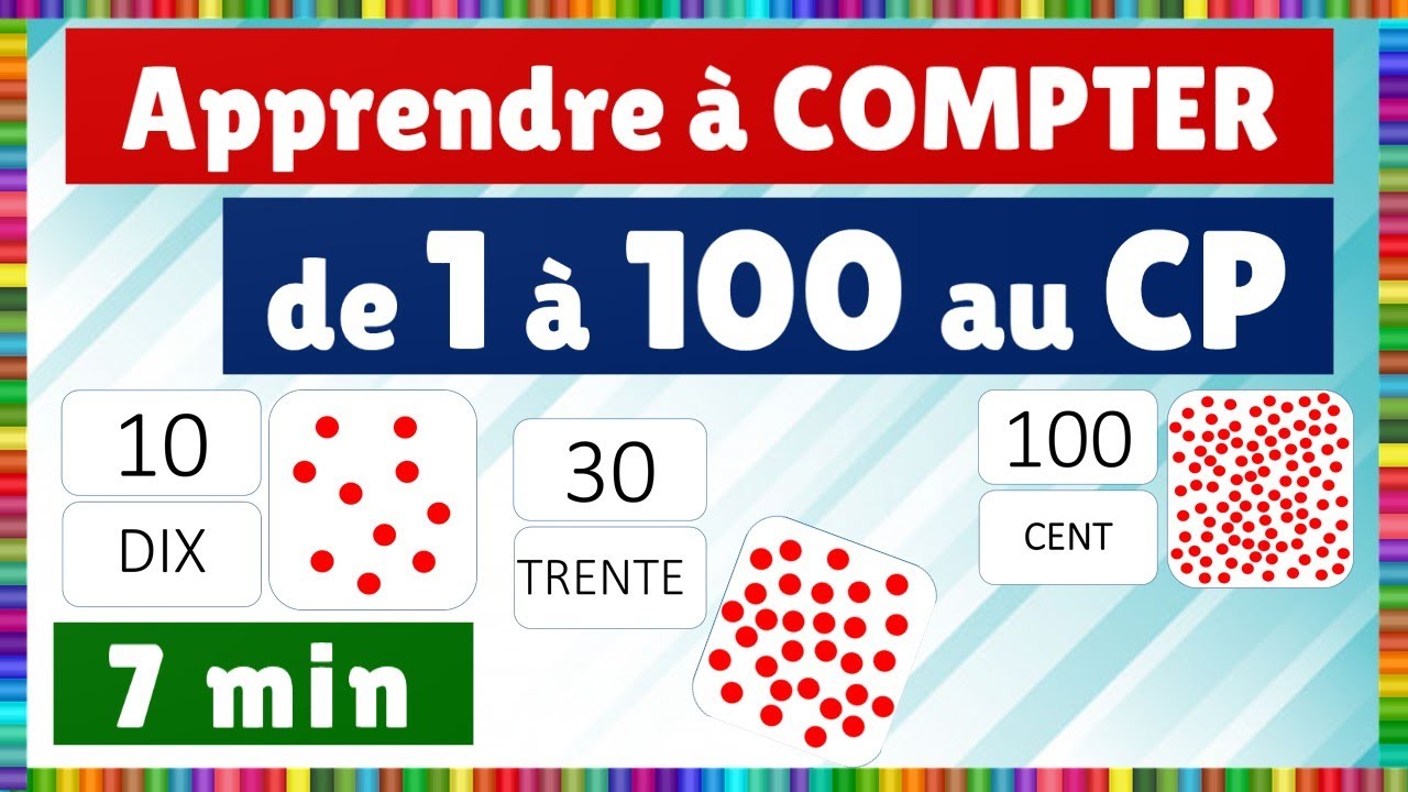 Apprendre à compter 1 a 100 au CP 