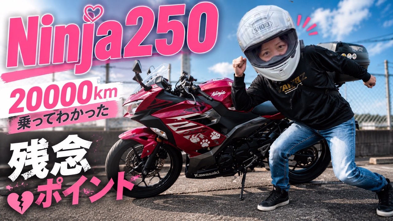 Exposed] The results of riding a Ninja 250 for 20,000km The