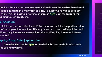 How to Append Data in Ruby Without Adding an Empty Line